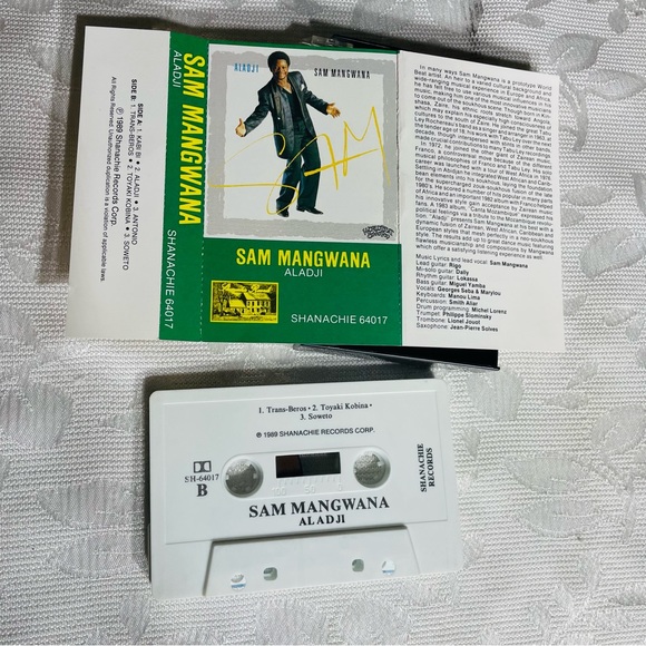 Sam Mangwana Cassette Tapes Aladji and MegaMix RARE Congo Rumba African … - Picture 4 of 5
